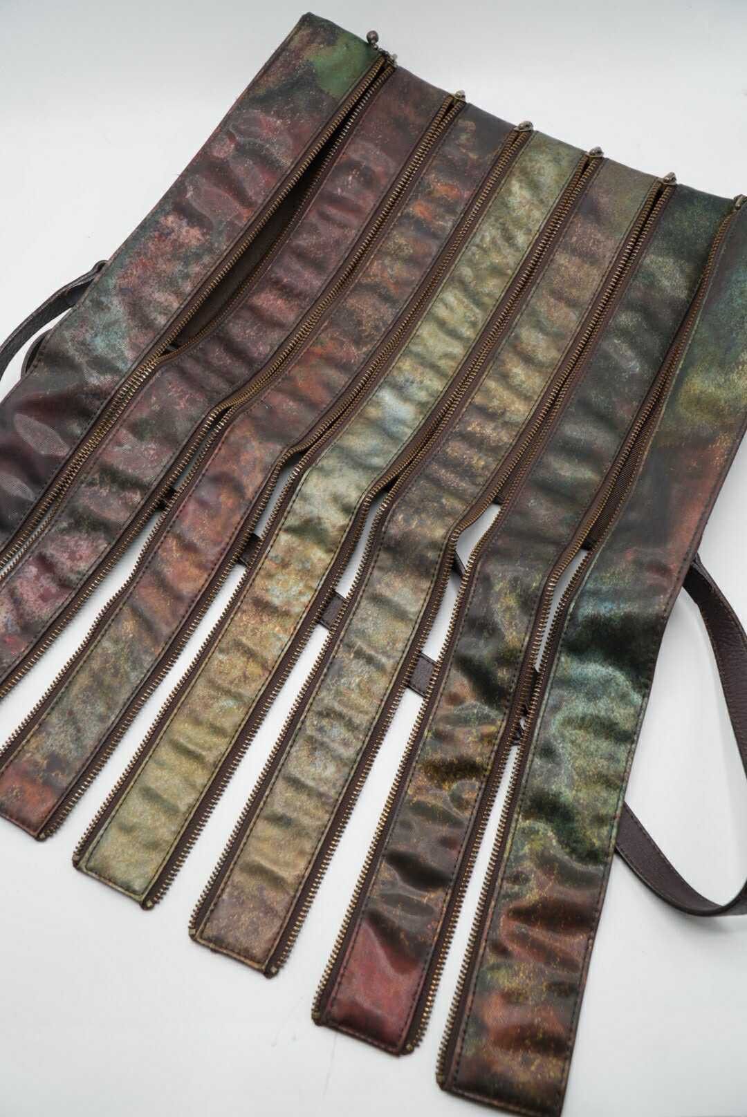 Jean Paul Gaultier Jean Paul Gaultier - FW95 “Cyber” Holographic Multi Zip Bag Size ONE SIZE - 4 Thumbnail