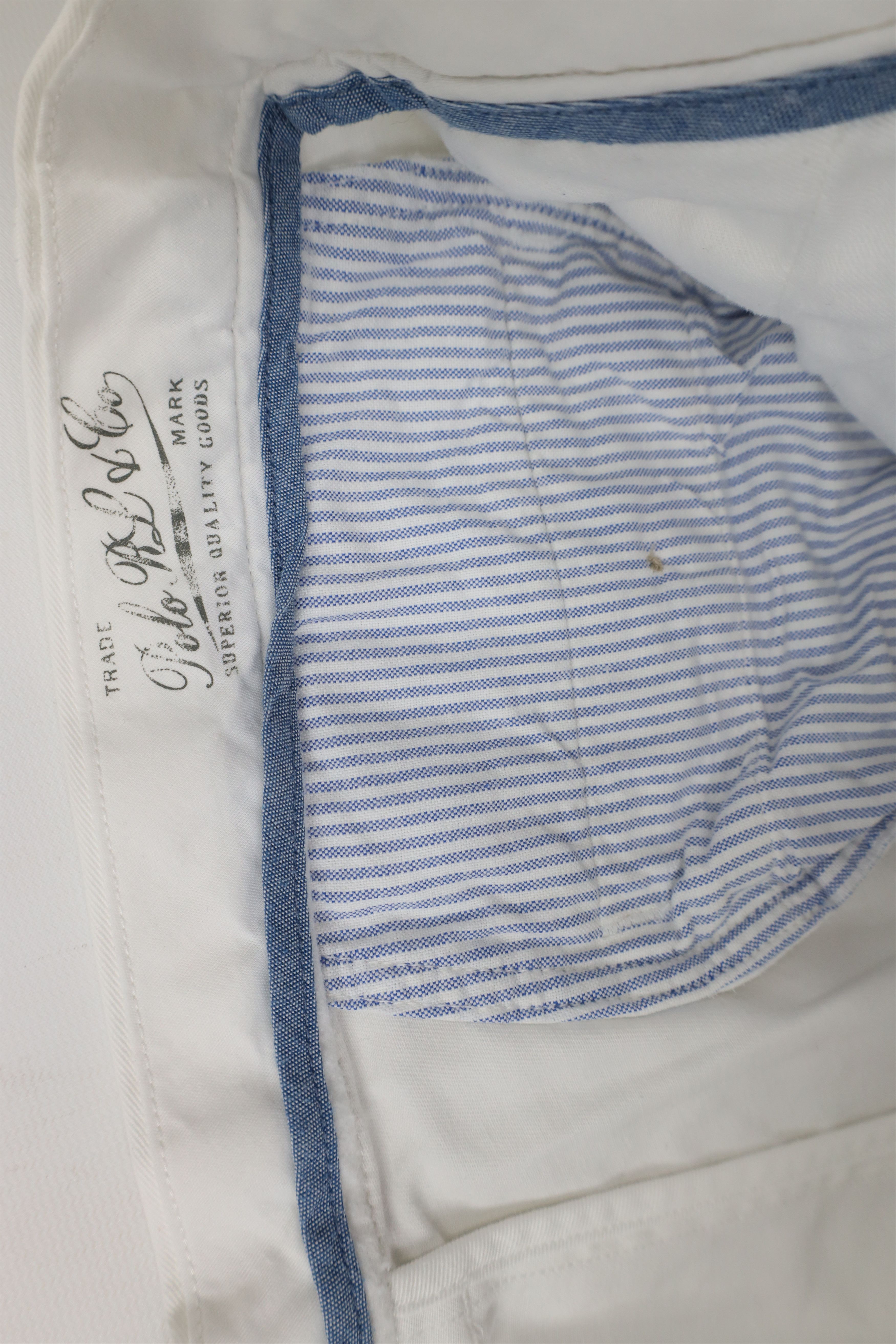 Ralph Lauren × Vintage Vintage Ralph Lauren Classic Fit Chino Pants White Cotton Size US 33 - 8 Thumbnail