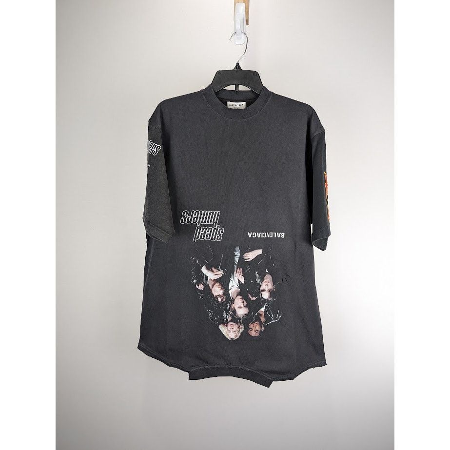 Balenciaga o1rshd1 Speed Hunter Short Sleeve T-Shirt in Black Size US M / EU 48-50 / 2 - 1 Thumbnail