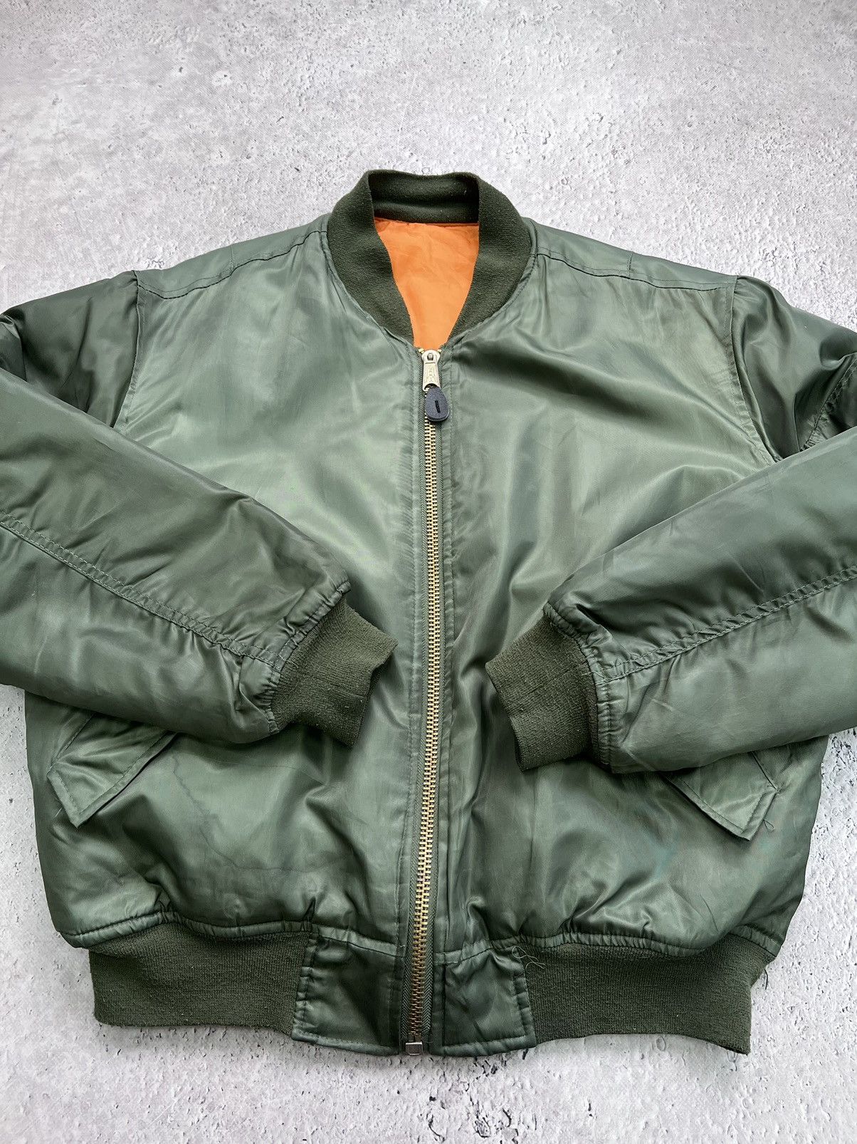 Vintage Vintage Flyer's Man Intermediate Ma-1 Bomber Jacket USA Size US M / EU 48-50 / 2 - 4 Thumbnail