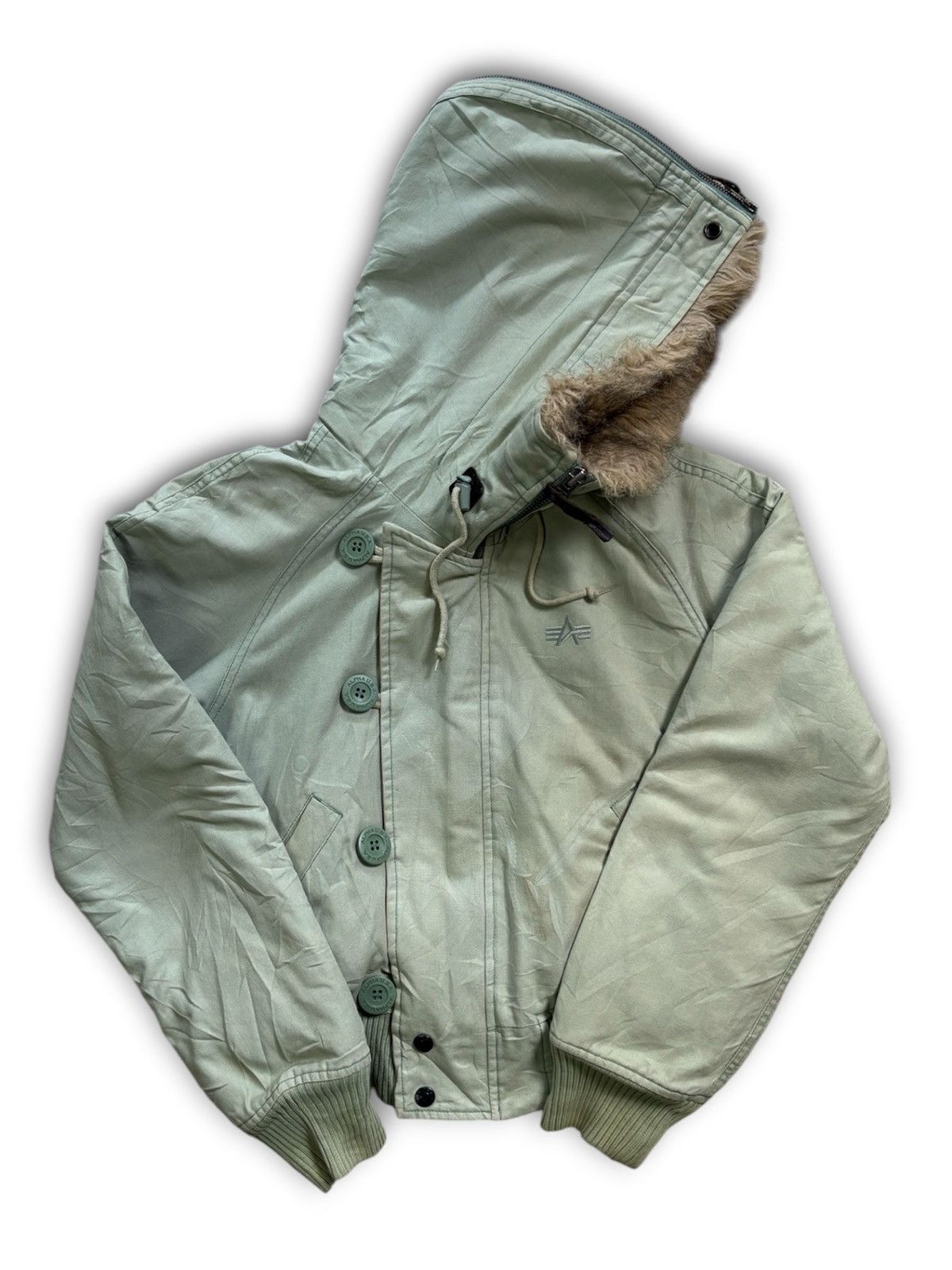 Alpha Industries 2000s Alpha Industries N2B Flight Jacket With Fur Size US S / EU 44-46 / 1 - 2 Thumbnail