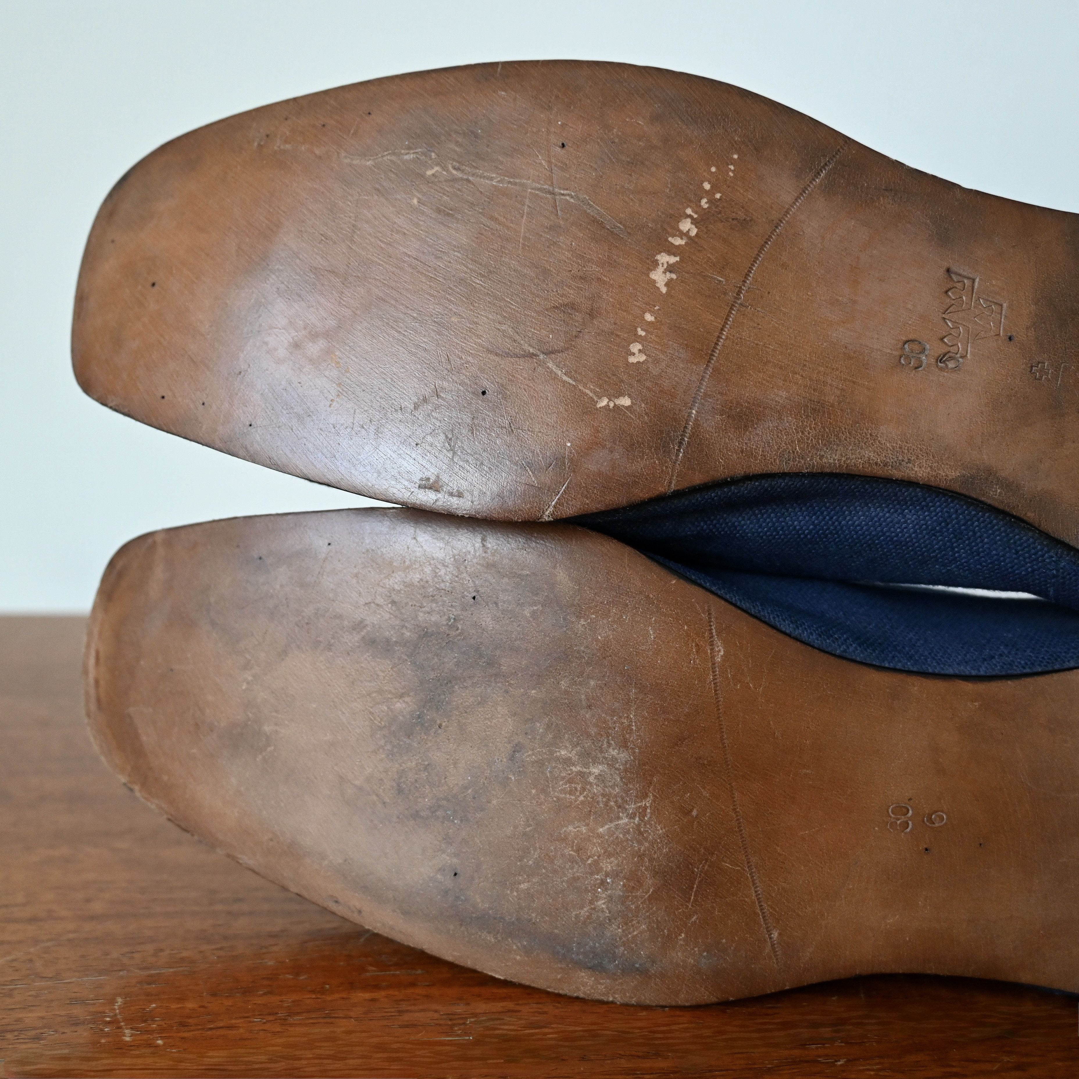 Vintage DEADSTOCK, 1920s-30s Swedish Military "gym trainer", 43 Size US 9.5 / EU 42-43 - 7 Thumbnail
