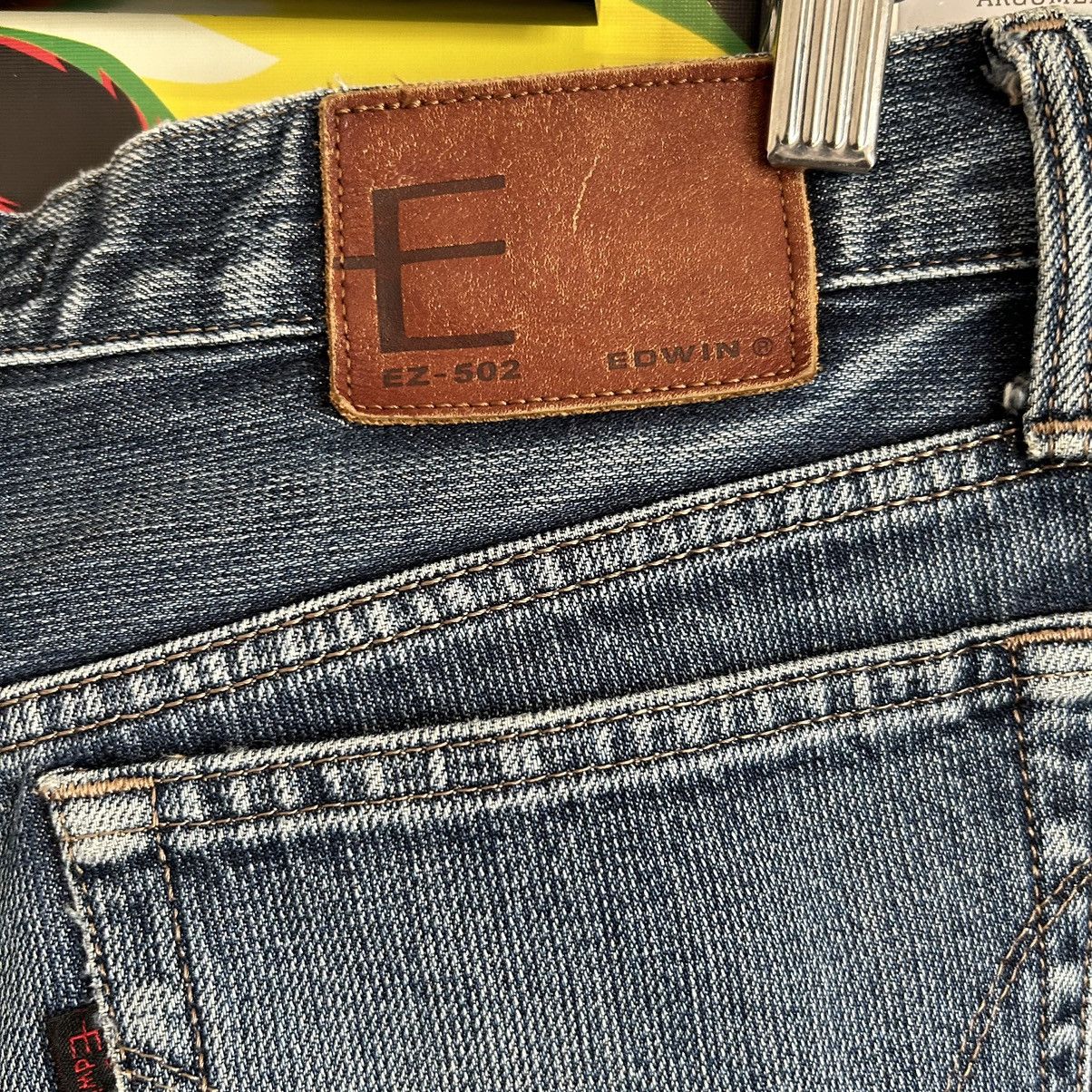 Edwin Vintage Function Edwin EZ502 Washed Blue Distressed Denim Size US 32 / EU 48 - 16 Thumbnail