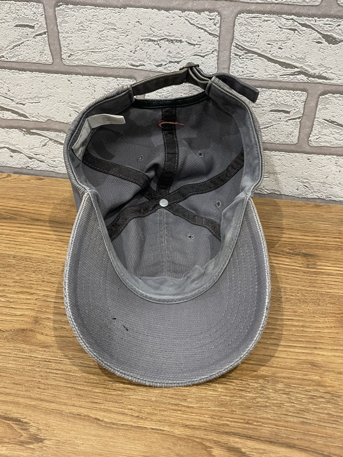 Nike × Vintage Nike Vintage Gray Hat Cap Size ONE SIZE - 10 Thumbnail