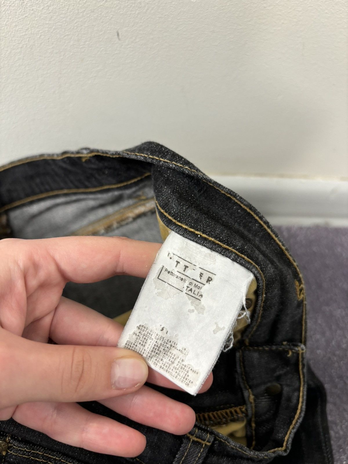 GF Ferre Vintage Gianfranco Ferre Black Italian Luxury Denim Jeans Size US 31 - 9 Thumbnail