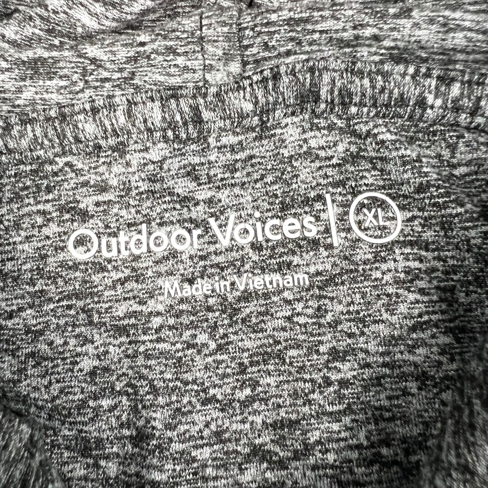 Outdoor Voices Outdoor Voices Cloudknit Hoodie Stretch Performance Sweatshirt XL Mens Grey Size US XL / EU 56 / 4 - 3 Thumbnail