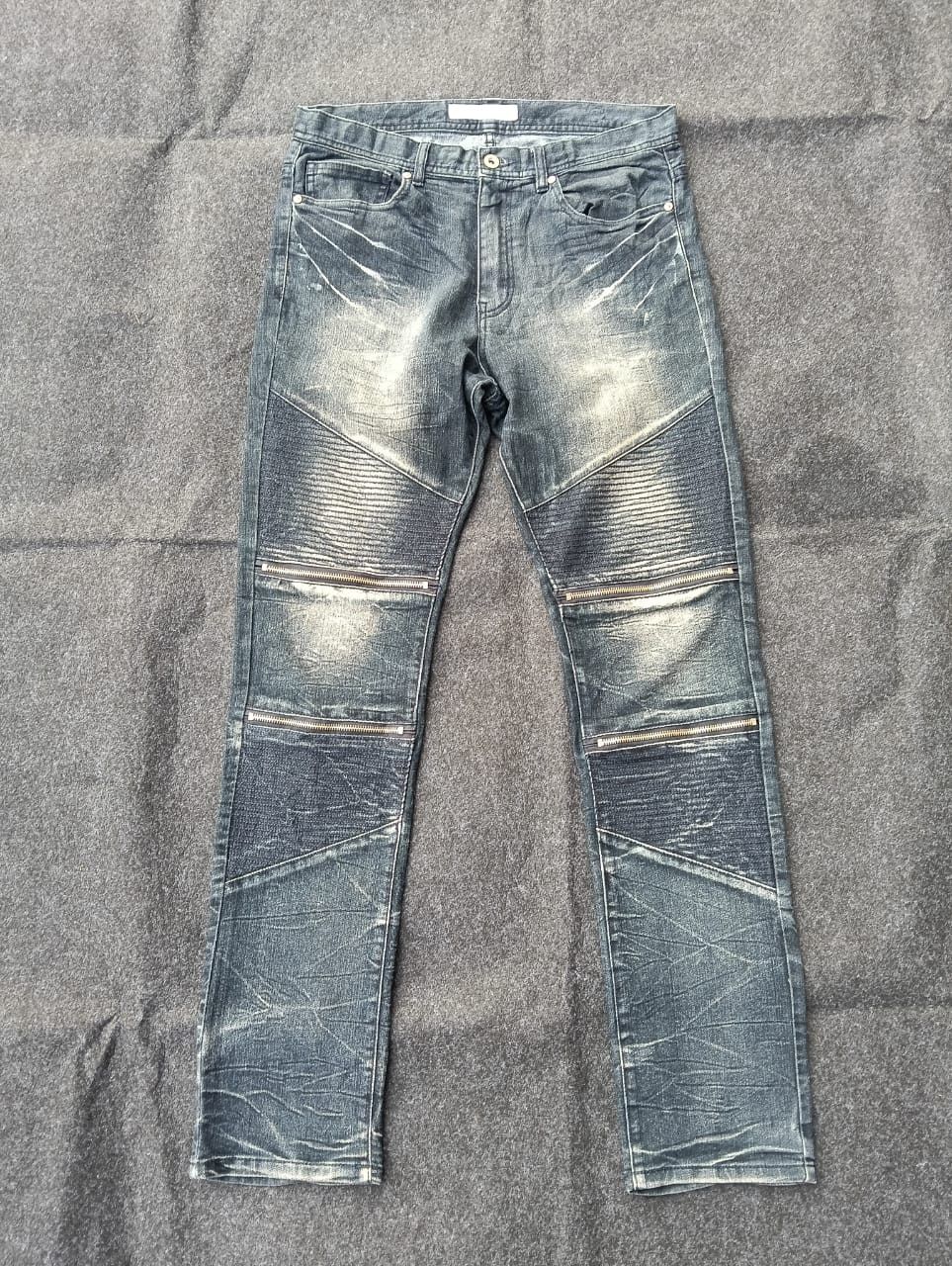 Japanese Brand 🔥GROWTH BY GRAIL REGULAR SKINNY JEANS —JAPAN STREET LEGEND! Size US 31 - 1 Thumbnail