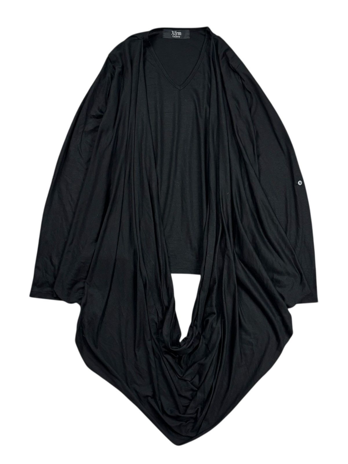 Yasuyuki Ishii Archive XFRM - Vkei Style Layered Loose V-Neck Longsleeve Size US M / EU 48-50 / 2 - 1 Thumbnail