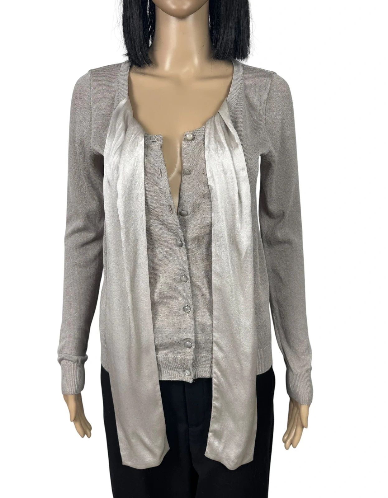 Moschino Moschino Bow Silk Cardigan Rayon size GB8 US6 Size S / US 4 / IT 40 - 9 Thumbnail