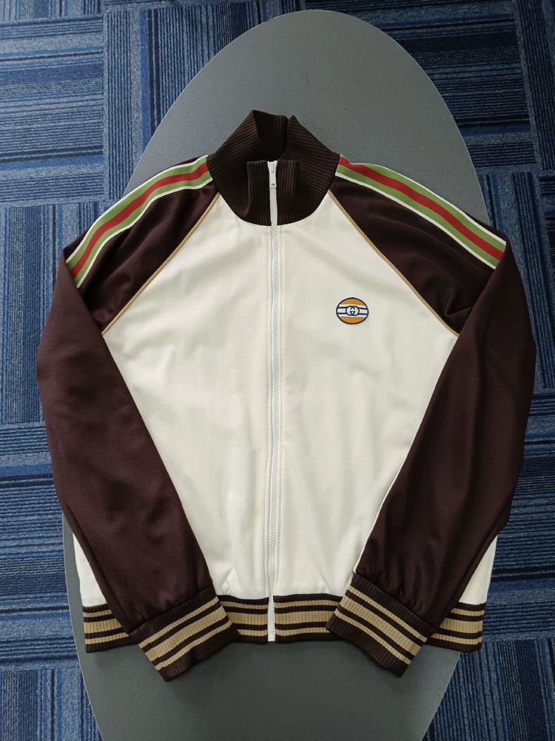 Gucci Gucci Classic logo logo stand-up collar long-sleeved jacket Size US XL / EU 56 / 4 - 1 Thumbnail