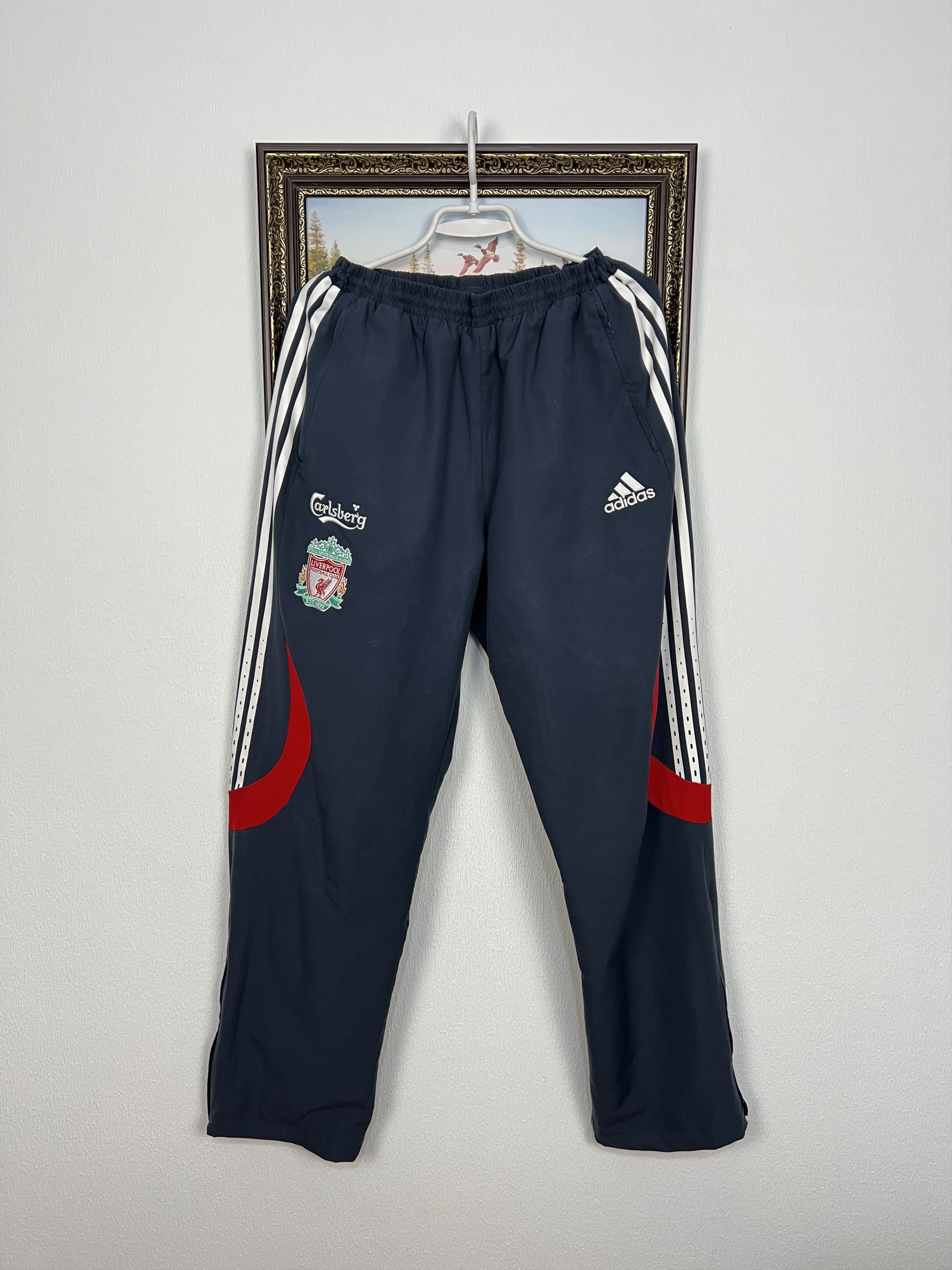 Adidas Vintage Adidas Liverpool Football Pants Soccer Sweatpants XL Size US 36 / EU 52 - 1 Thumbnail