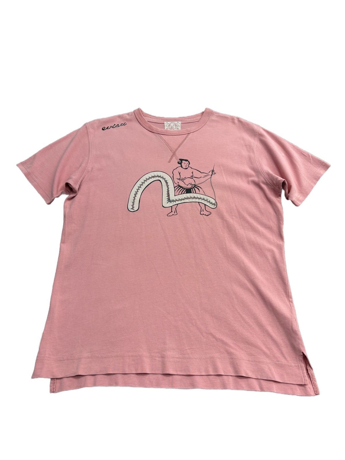 Evisu Evisu Stuffed Indigo Pink T-Shirt Men Size US M / EU 48-50 / 2 - 1 Thumbnail