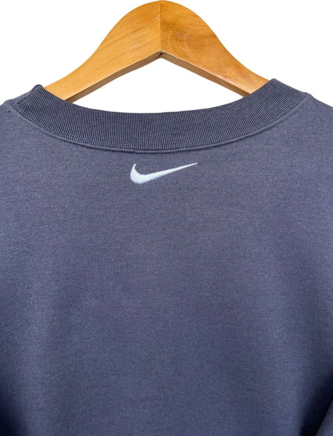 Nike × Vintage Vintage Nike Center Swoosh Spellout Baggy Sweatshirt Size US S / EU 44-46 / 1 - 6 Thumbnail