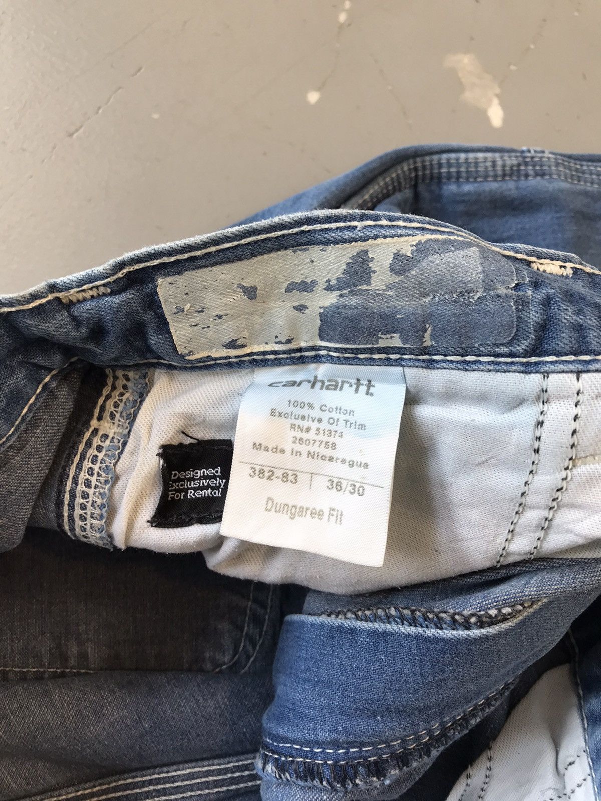 Carhartt × Vintage Vintage faded Carhartt carpenter denim Size US 36 / EU 52 - 6 Thumbnail