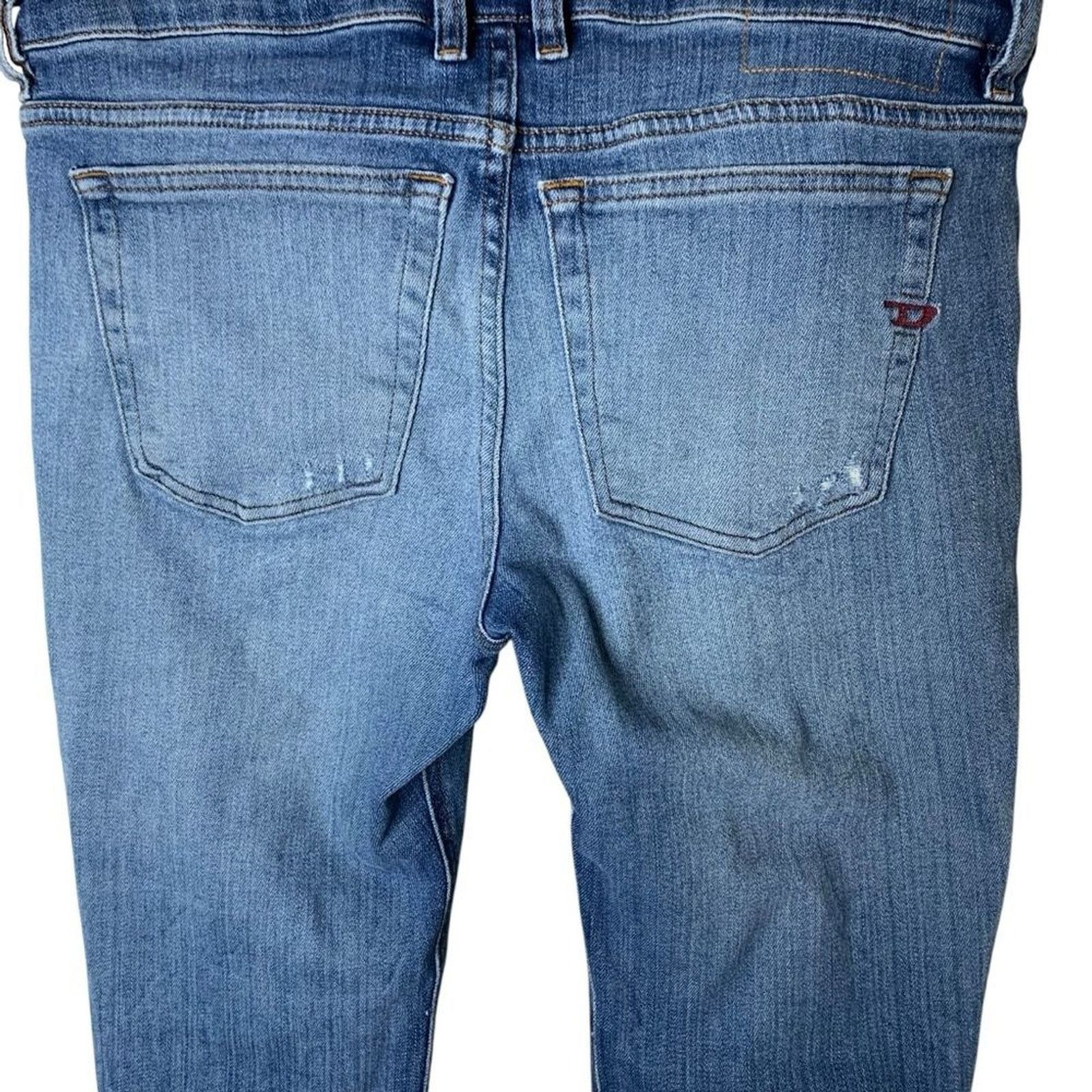 Diesel Diesel 1979 Sleenker Skinny Jeans Y2K Men's Low Rise Blue Size US 33 - 14 Thumbnail