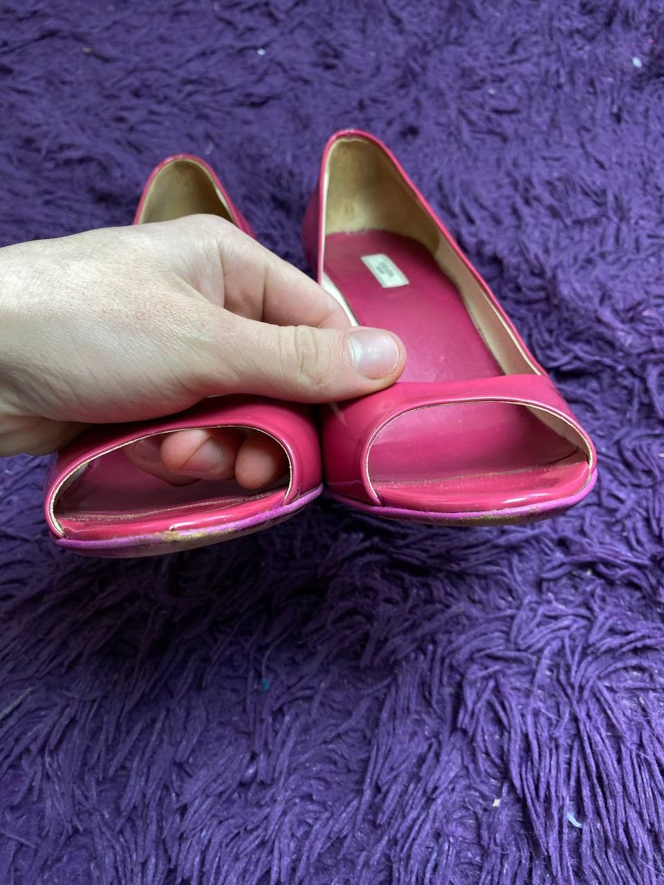 Prada Prada Womens Patent Leather Platform Heels Size US 9 / IT 39 - 12 Thumbnail