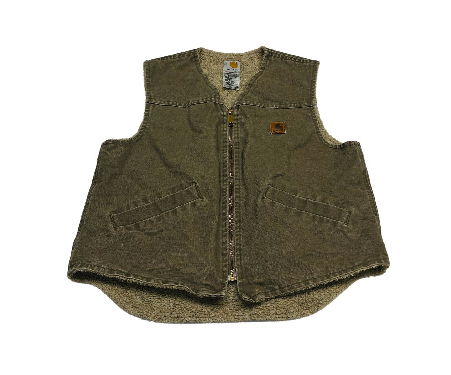 Carhartt Carhartt Men's Vintage V13 DES V-Neck Full Zip Cotton Vest Size US M / EU 48-50 / 2 - 1 Thumbnail