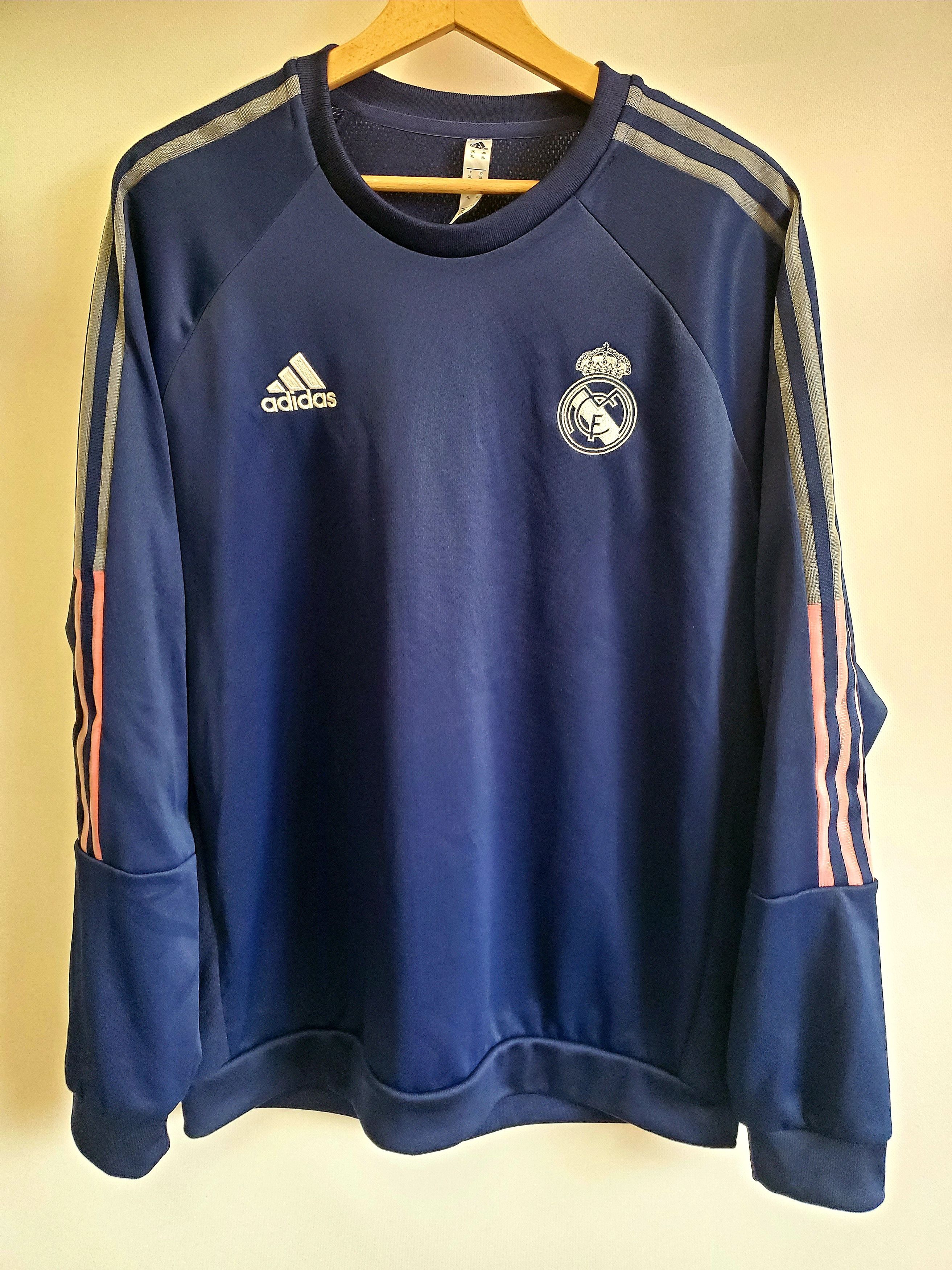Adidas real madrid travel sweatshirt size XL ideal condition Size US XL / EU 56 / 4 - 1 Thumbnail