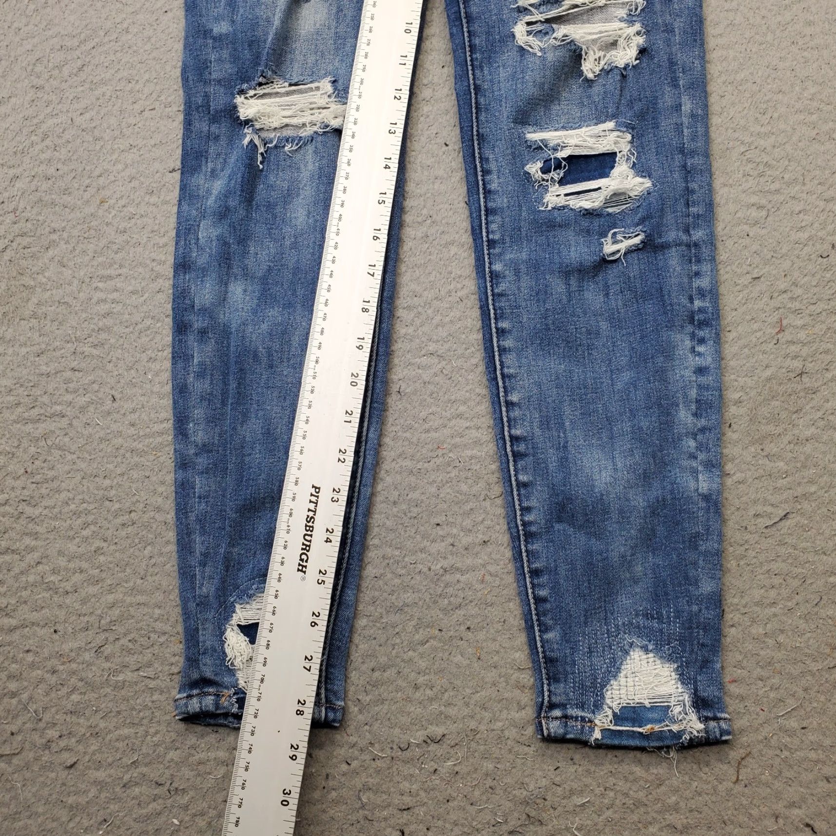 American Eagle Outfitters American Eagle Outfitters Curvy Jegging Jeans Womens 2 Blue High Rise Regular Fit Special: N/A Size 26" / US 2 / IT 38 - 4 Thumbnail