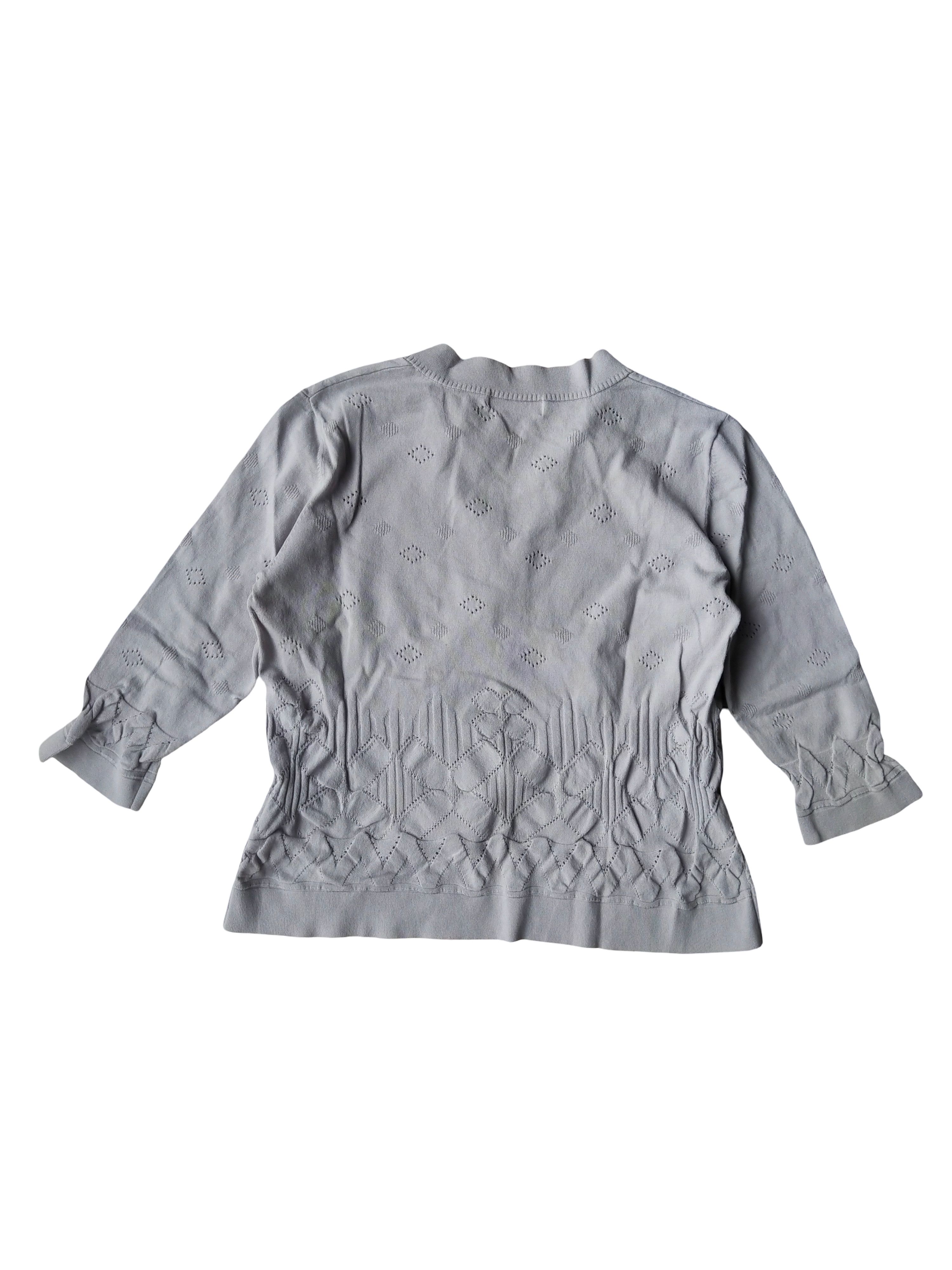 Hiroko Koshino Homme Archival Hiroko Koshino Bis Knit Cardigan Avant Garde Size S / US 4 / IT 40 - 5 Thumbnail