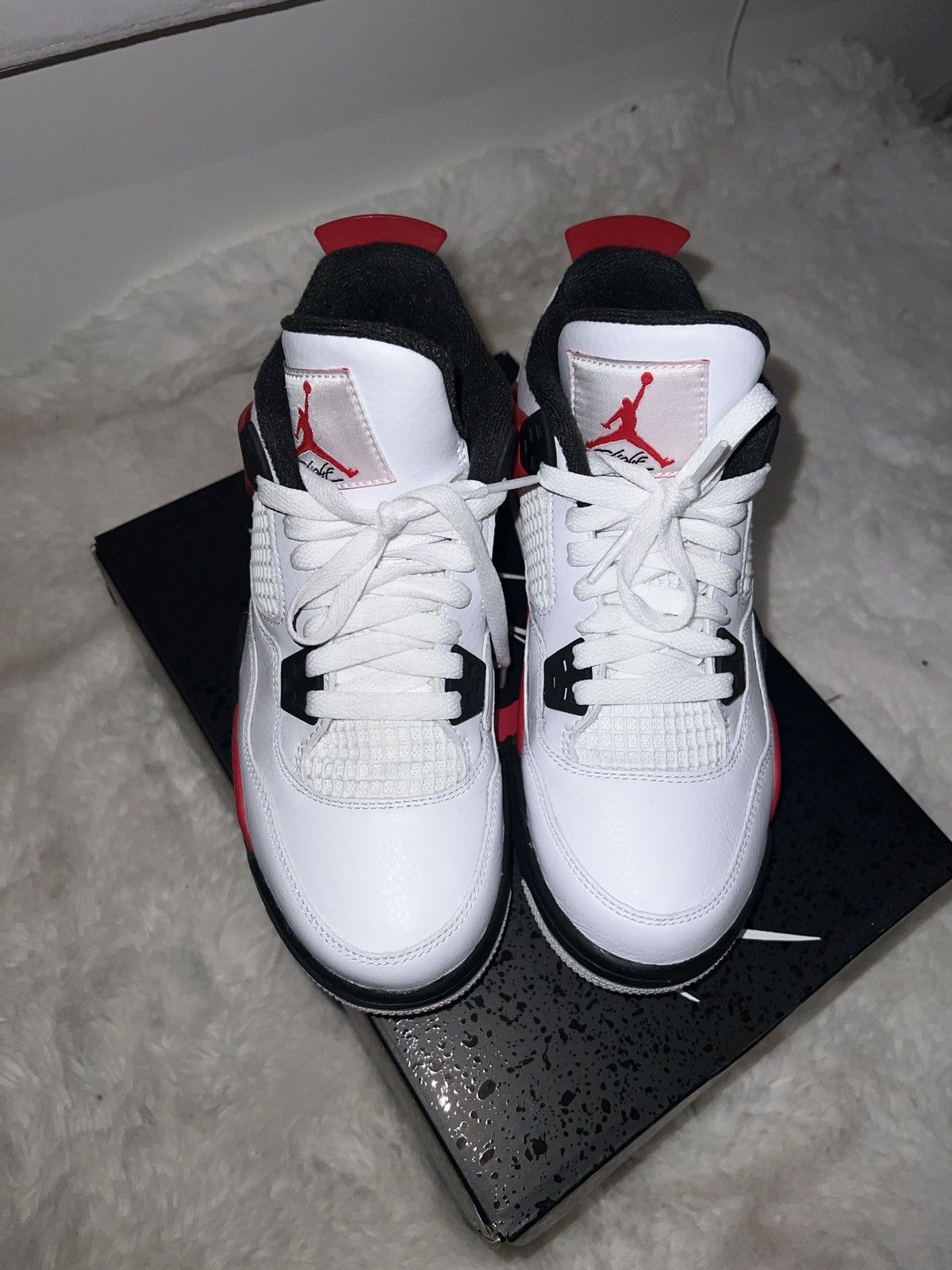 Jordan Brand × Nike AIR JORDAN RETRO RED CEMENT Size US 6 / IT 36 - 2 Thumbnail