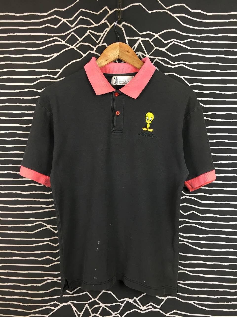 Warner Bros Vtg Warner Bros Classic Character The Looney Tunes Polo Tee Size US S / EU 44-46 / 1 - 1 Thumbnail