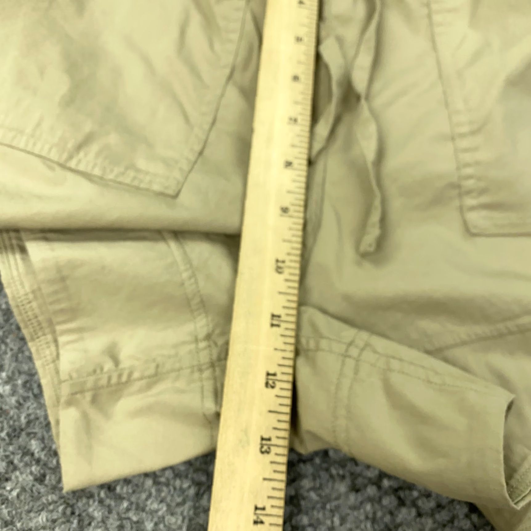 Lululemon Lululemon Shorts Small Womens Beige Drawstring Elastic Waist Cotton Blend Casual Size 28" / US 6 / IT 42 - 5 Thumbnail