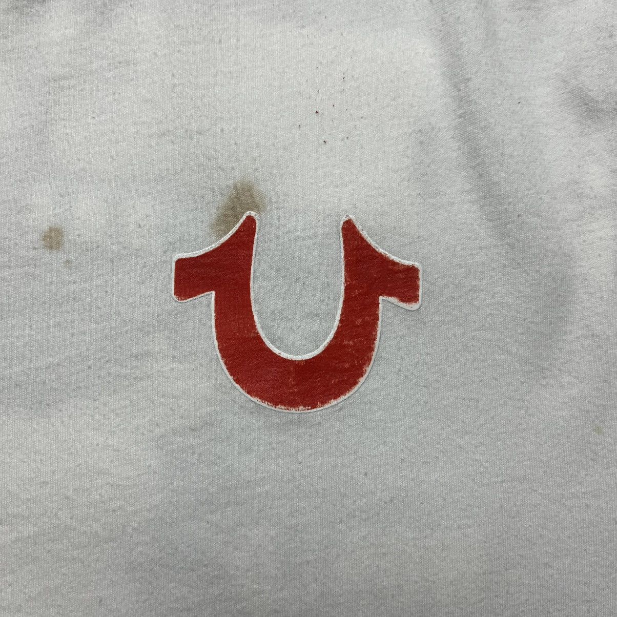 True Religion True Religion Crop Top Tee Streetwear Y2K Big Buddha Logo Size XS / US 0-2 / IT 36-38 - 2 Thumbnail