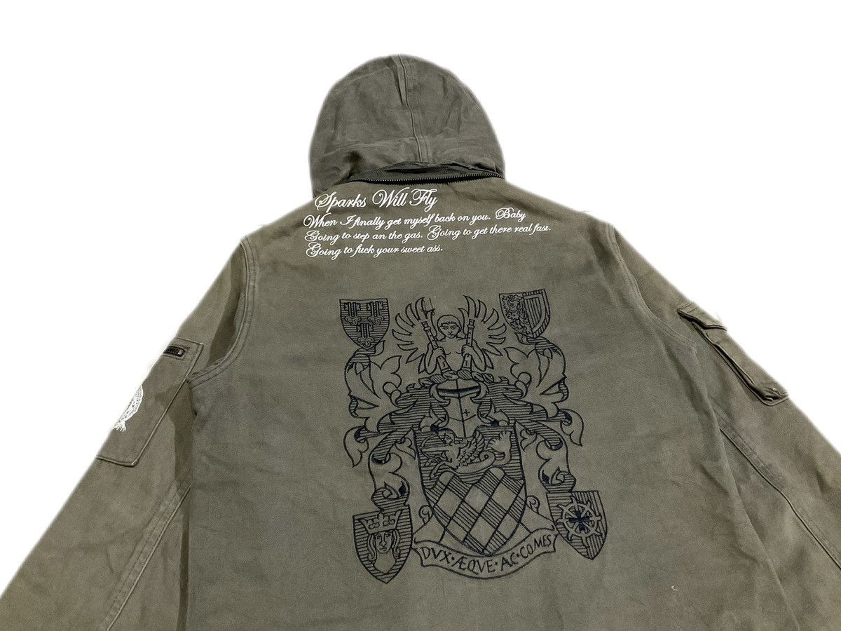 GOSTAR DE FUGA 🔥Sick Y2K Fuga Poem Jacket Hooded Goth Punk Size US M / EU 48-50 / 2 - 2 Thumbnail