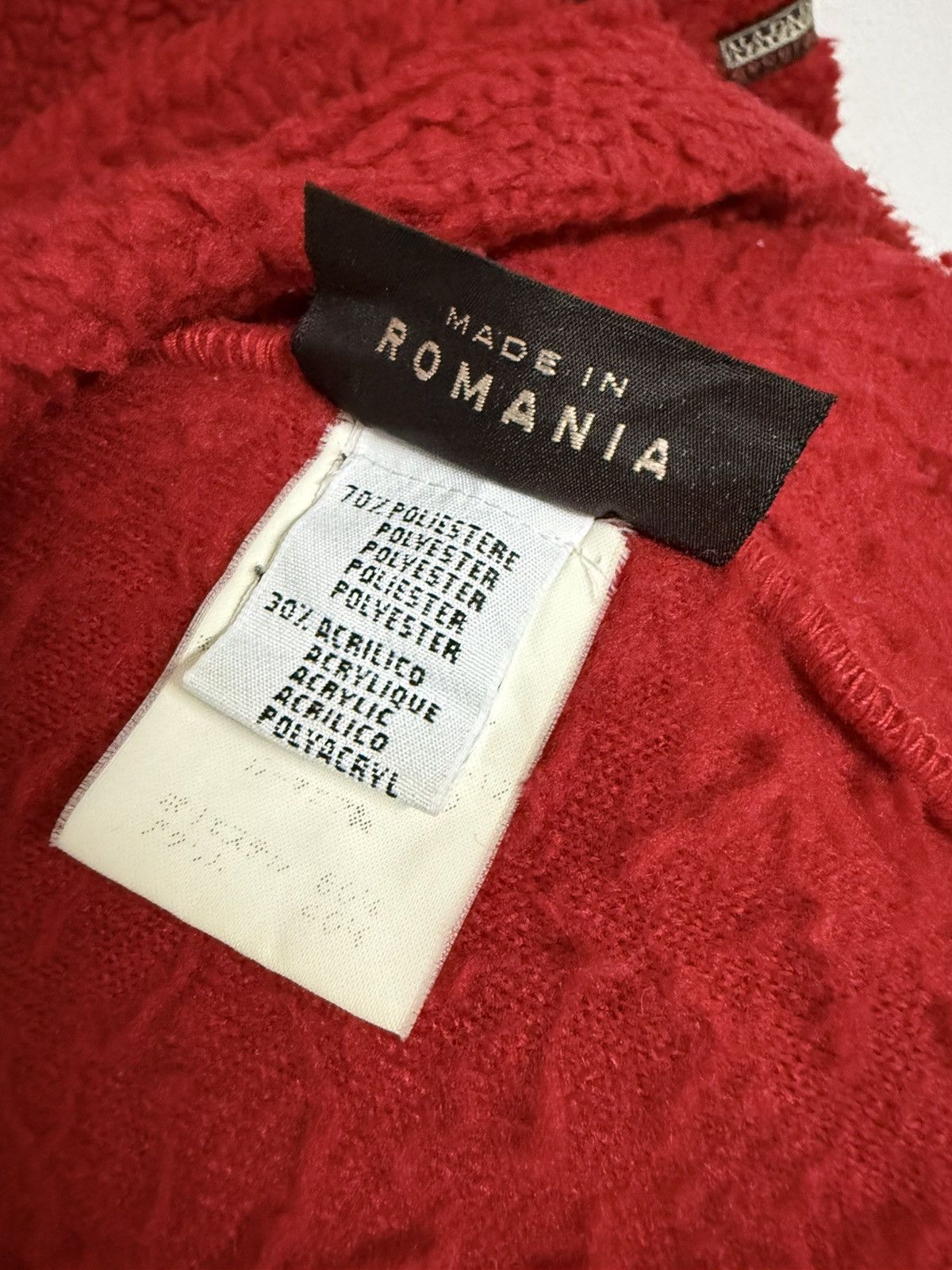 Napapijri × Vintage Vintage Napapijri Sherpa Fleece Pullover Jacket Size US L / EU 52-54 / 3 - 9 Thumbnail