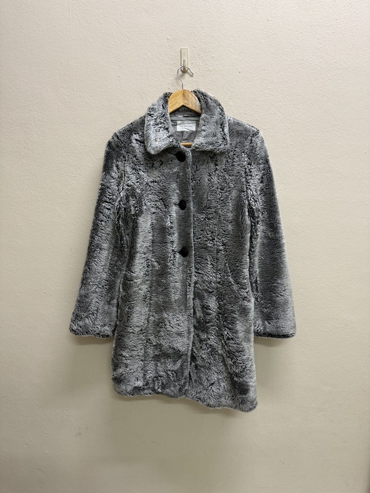 Japanese Brand PEYTON PLACE PPFM by FIVE FOX FAUX FUR LONG COAT JACKET Size S / US 4 / IT 40 - 19 Thumbnail