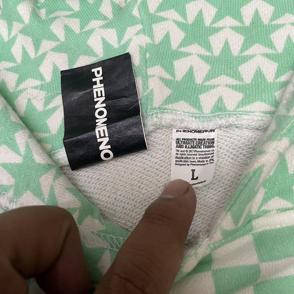 PHENOMENON Phenomenon Multi Stars Hoodie Size US L / EU 52-54 / 3 - 4 Thumbnail