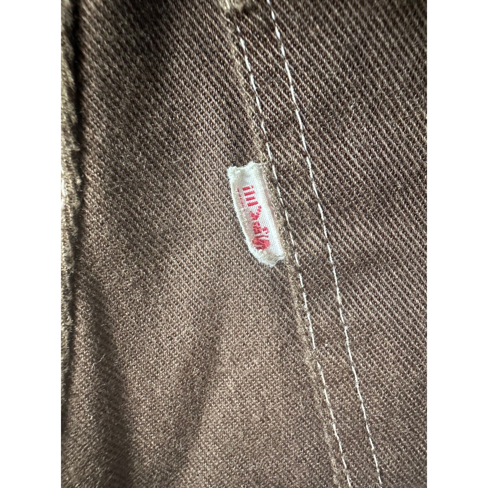 Levi's Rare 60s Levi's Big E White Tab Brown Cut-Off Short USA Selv Size US 28 / EU 44 - 4 Thumbnail