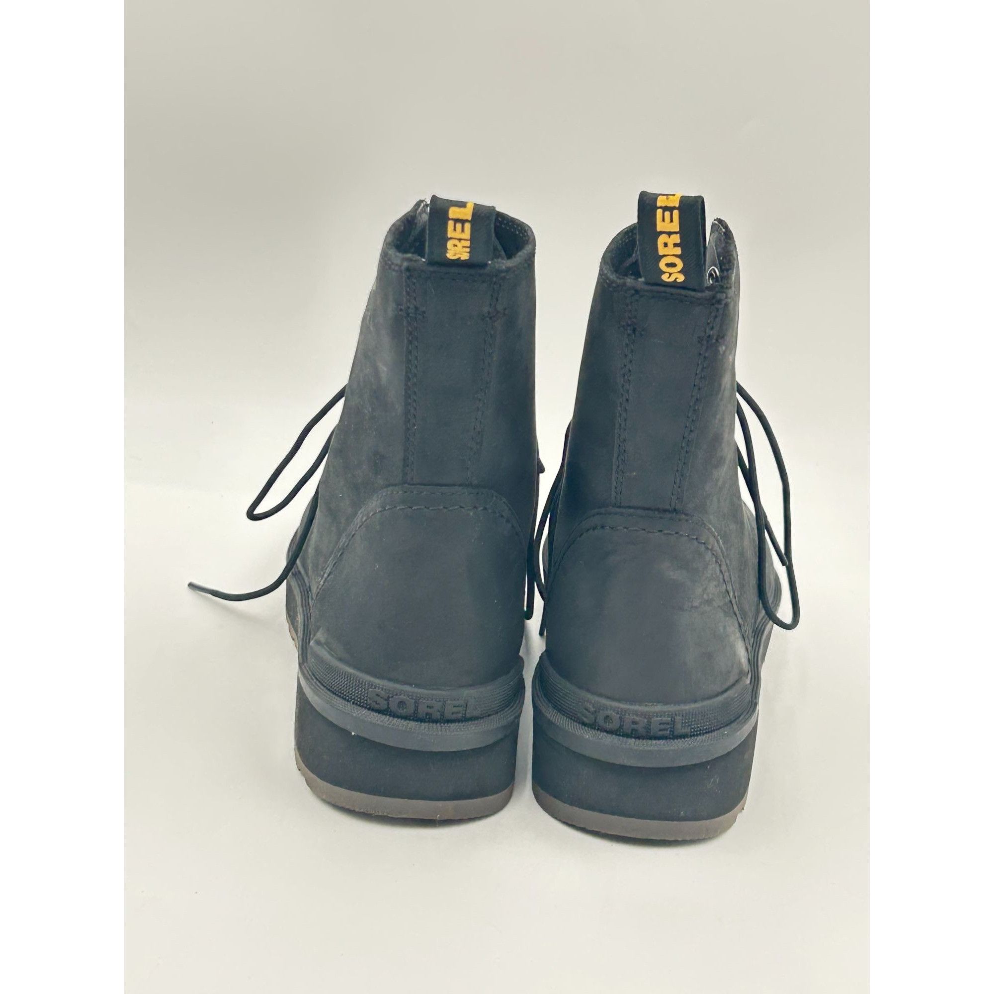 Other Sorel Hi-Line Lace Boots Women’s 10 Black Waterproof Leather Size US 10 / IT 40 - 3 Thumbnail