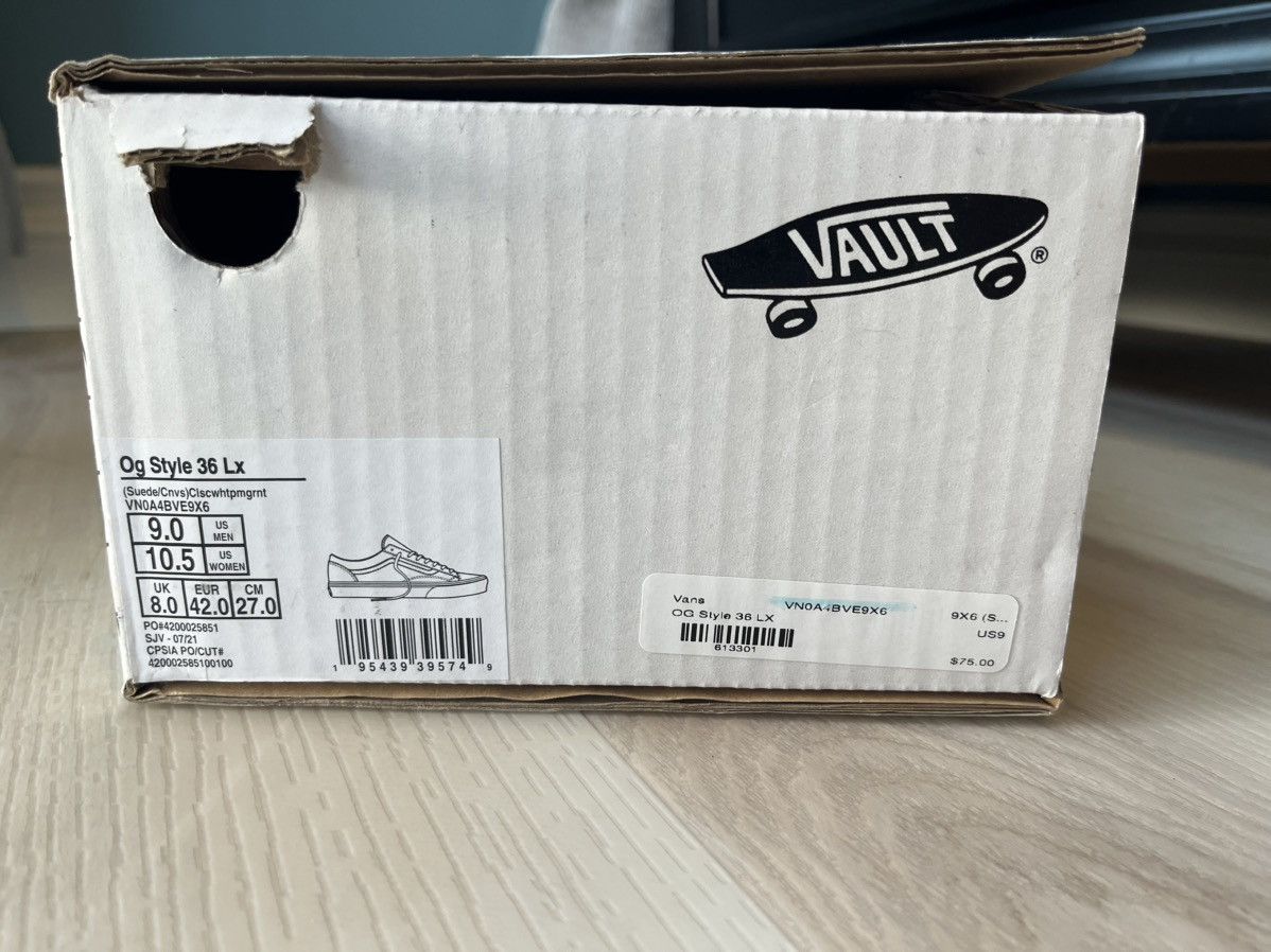 Vans Vans Vault OG Style 36 LX White/Pomegranate Size US 9 / EU 42 - 7 Thumbnail