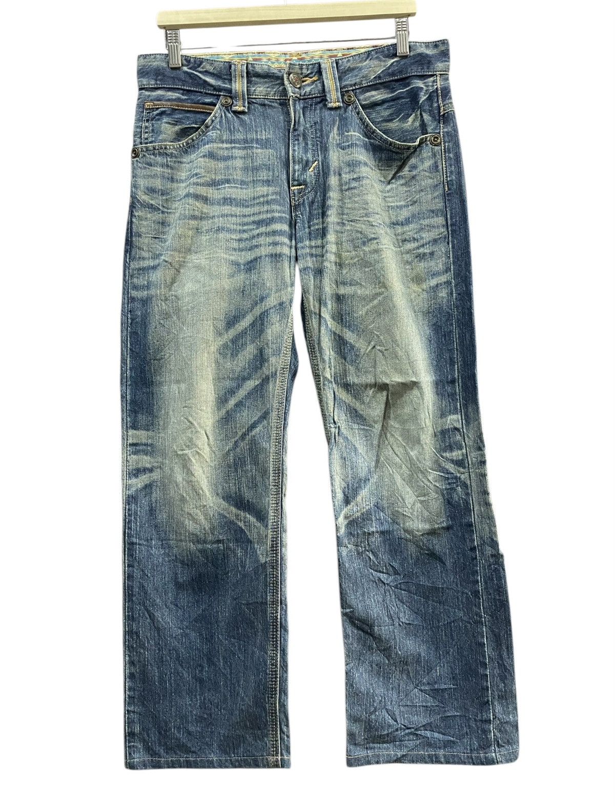 Edwin × Vintage Vintage EDWIN XV Blue Jeans Size US 34 / EU 50 - 1 Thumbnail