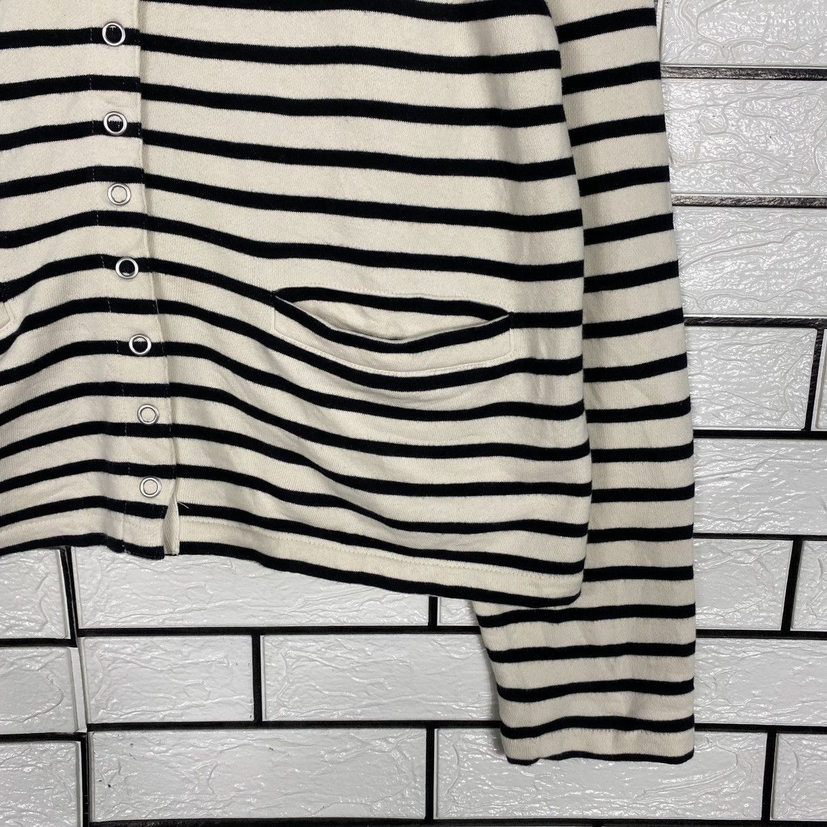Japanese Brand 📌The Fox Collection Snap Button Cardigan Striped Size US M / EU 48-50 / 2 - 6 Thumbnail