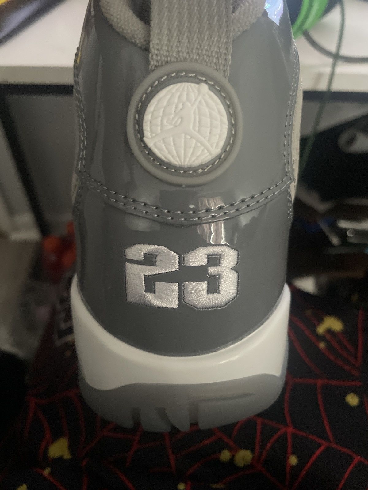 Jordan Brand × Nike Cool grey 9s Size US 9 / EU 42 - 4 Thumbnail