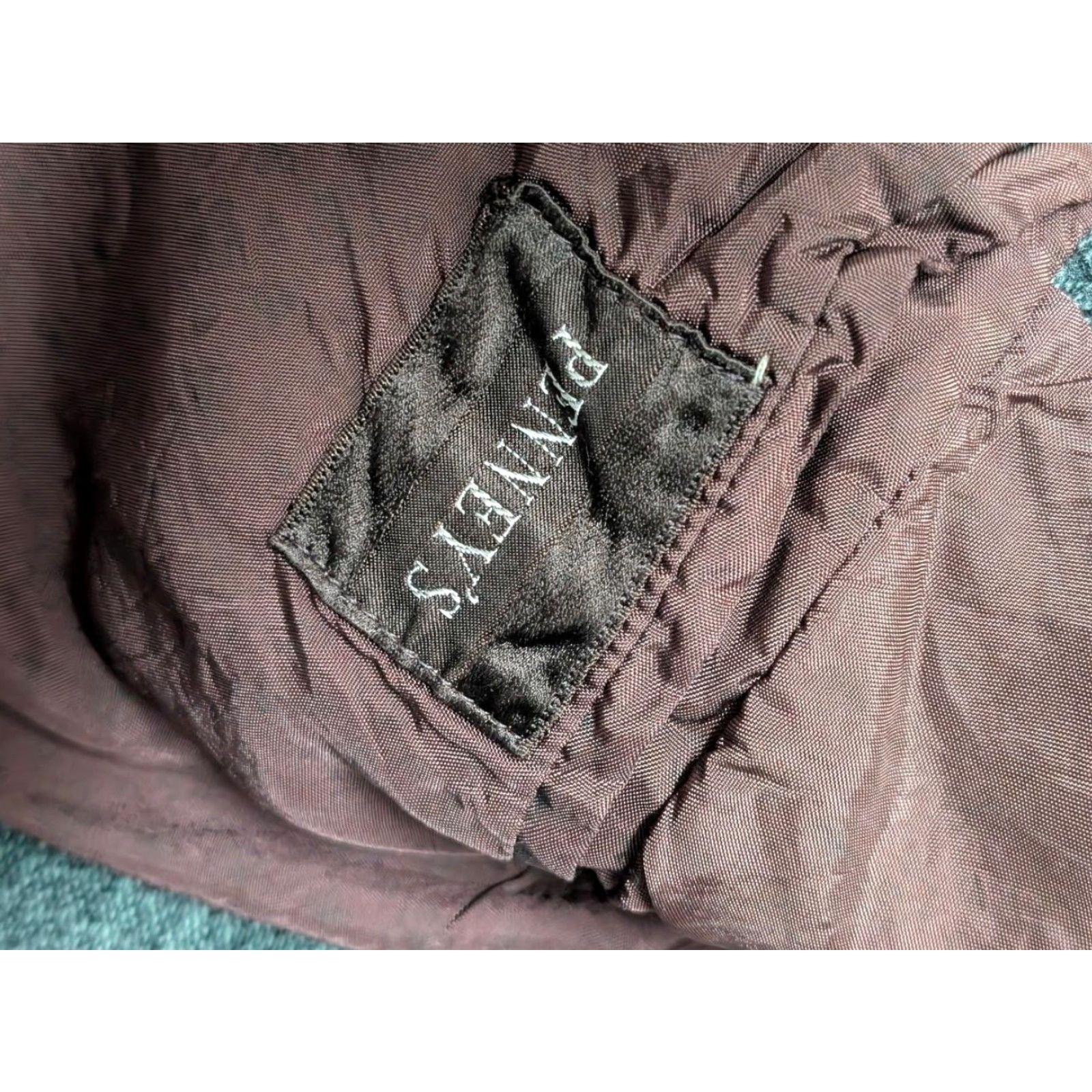 Vintage VINTAGE Penney's Blazer Shirt Mens 40S Gray Striped Wool Distressed 1900s 40S Wool Blend Three-Button Peak Lapel Size 40R - 5 Thumbnail