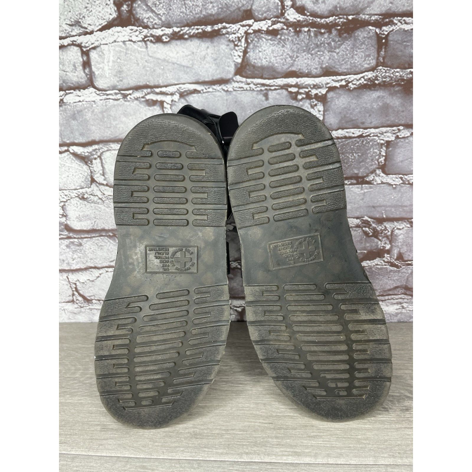Dr. Martens Dr. Martens Geraldo Black Leather Strap Gladiator Wedge Sand Size US 9 / EU 42 - 18 Thumbnail