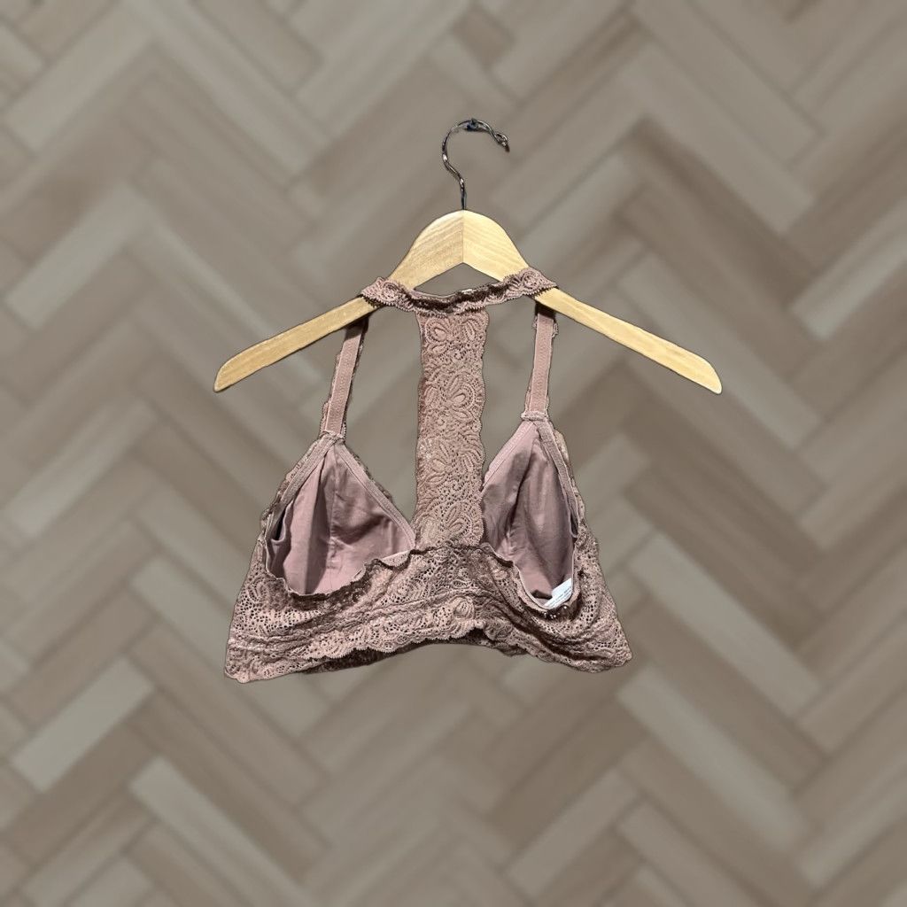 Vintage Auden Womens Bralette Size XL Rose Gold Size ONE SIZE - 1 Thumbnail