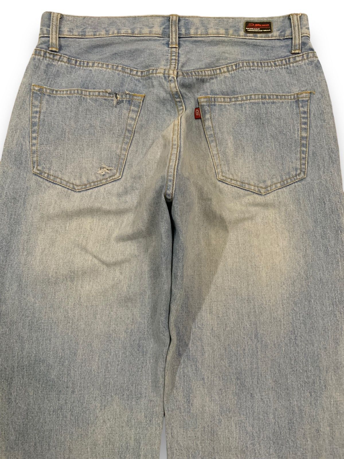 JNCO Vintage Japanese Brand Piko Hawaiian Baggy Distressed Jeans Size US 31 - 10 Thumbnail