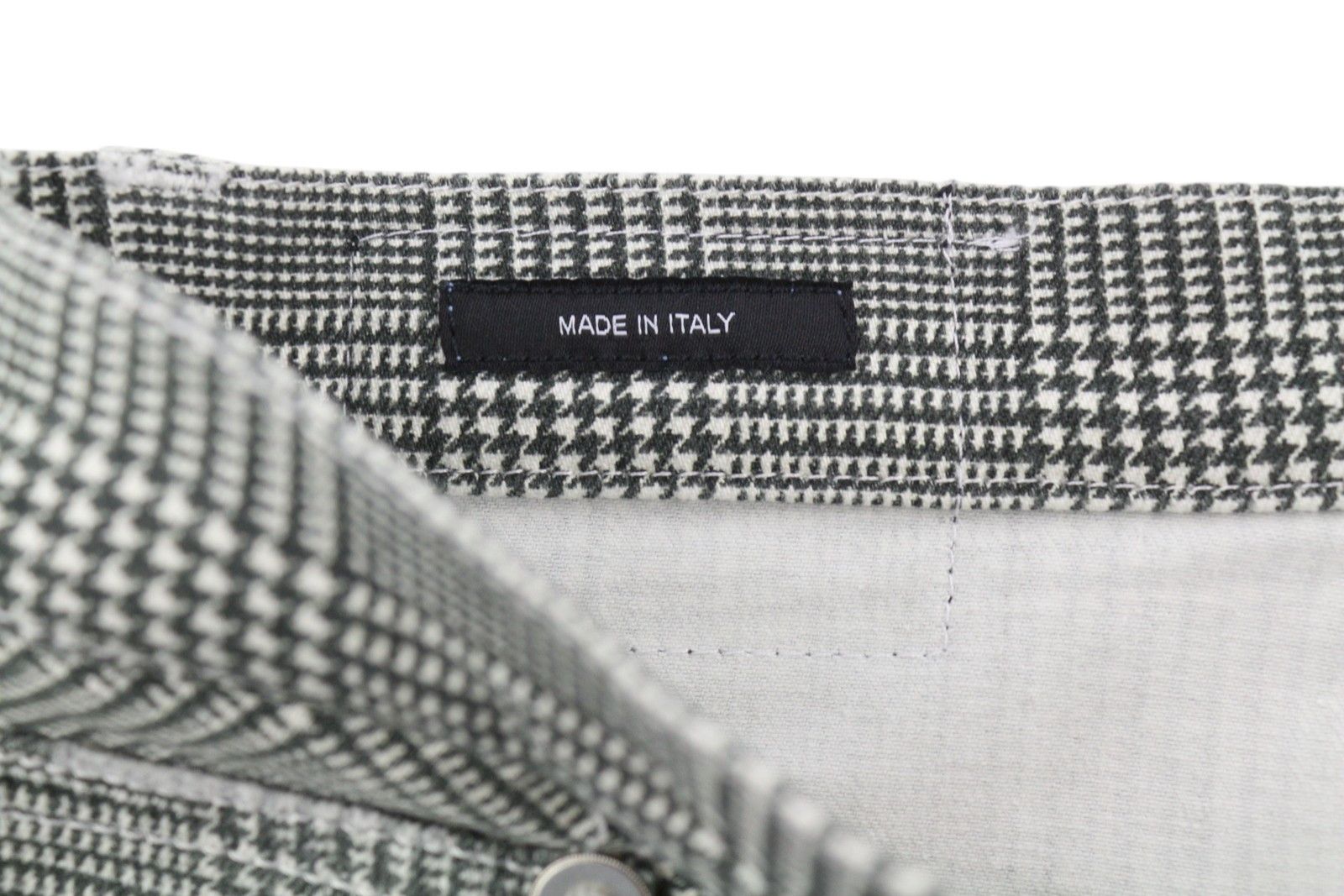 R13 JANE 27 Printed Glen Plaid Straight Flared Stretch 85827 Size 27" / US 4 / IT 40 - 7 Thumbnail