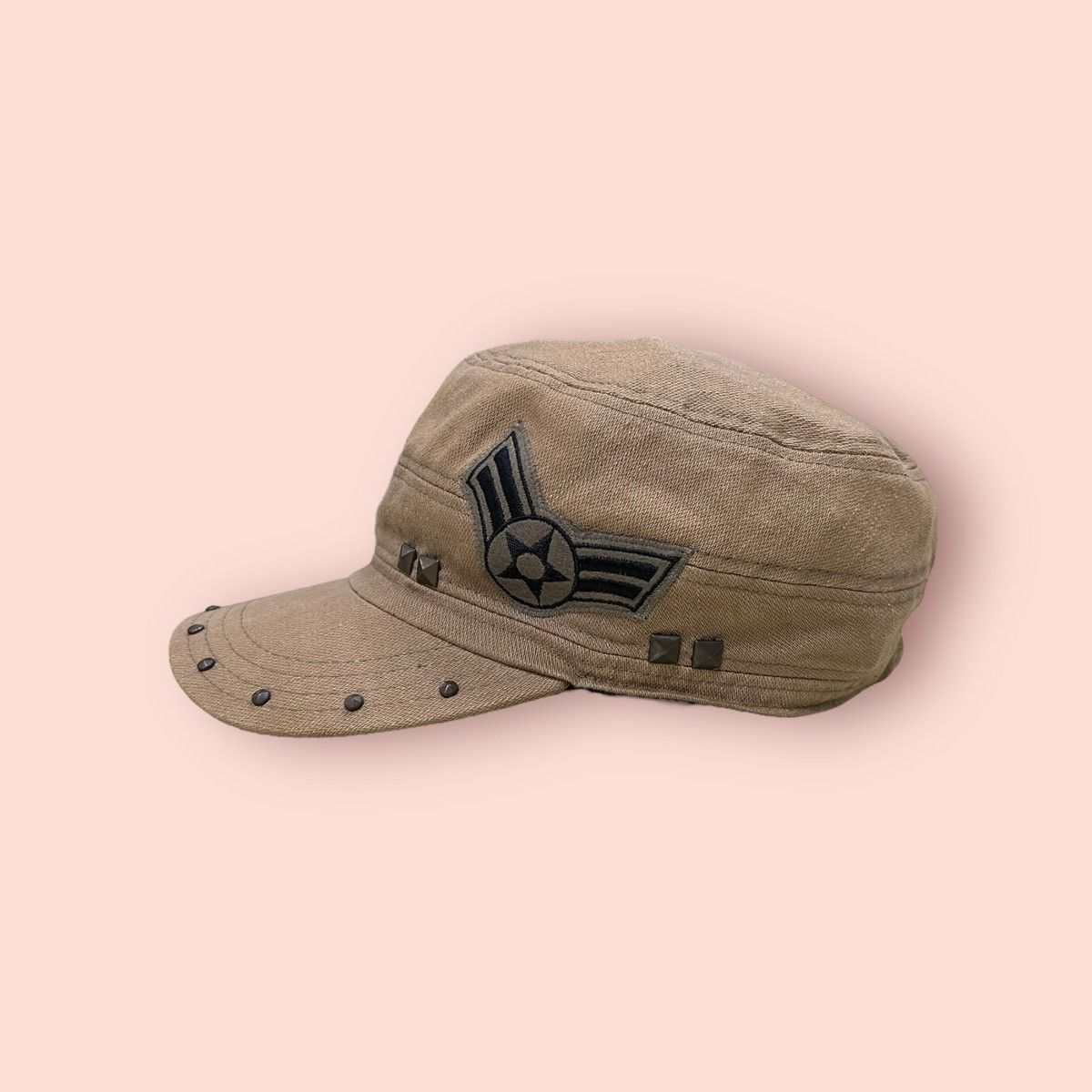 Japanese Brand VINTAGE JAPAN MILITARY AIR FORCE FITTED HAT Size ONE SIZE - 10 Thumbnail