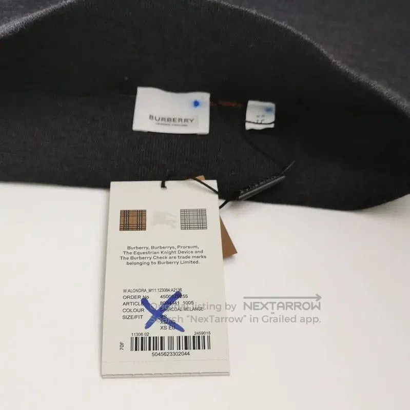 Burberry Burberry Gray Wool Blend Mid-Length Skirt. Size 23" - 6 Thumbnail
