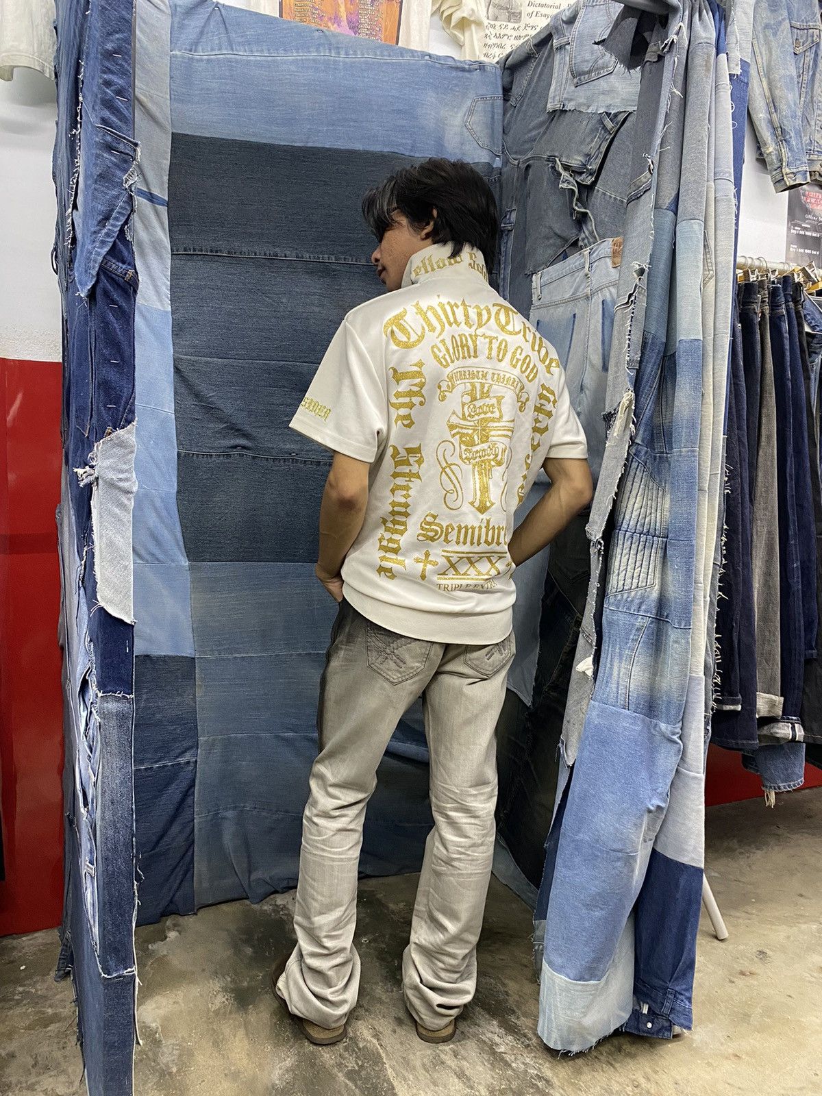 Hysteric Glamour × If Six Was Nine × Japanese Brand japanese cross zip short sleeve like CH Size US M / EU 48-50 / 2 - 9 Thumbnail