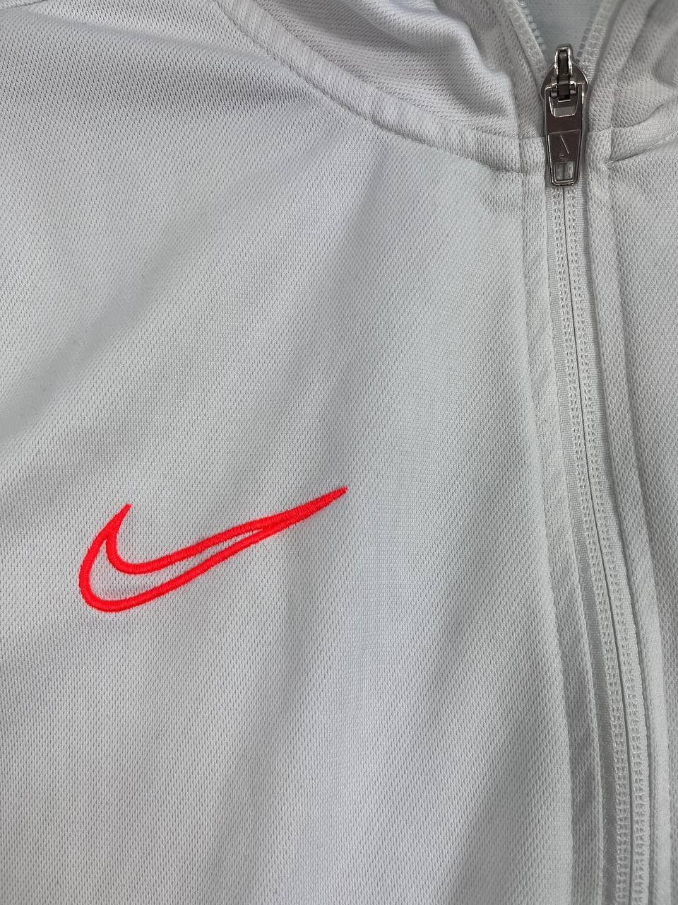 Nike Nike Dri Fit Full Zip Track Jacket White Mens Size M Size US M / EU 48-50 / 2 - 2 Thumbnail