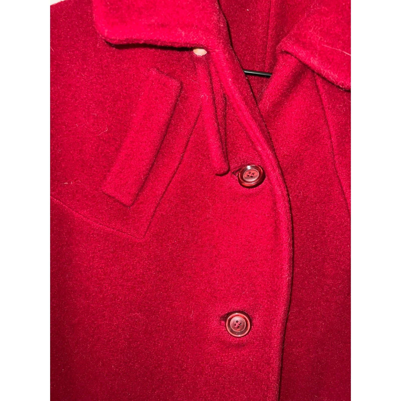 Vintage Womens Vintage Shangri-La Coat Joseph Stein Trench 1960s 50s Size L / US 10 / IT 46 - 6 Thumbnail