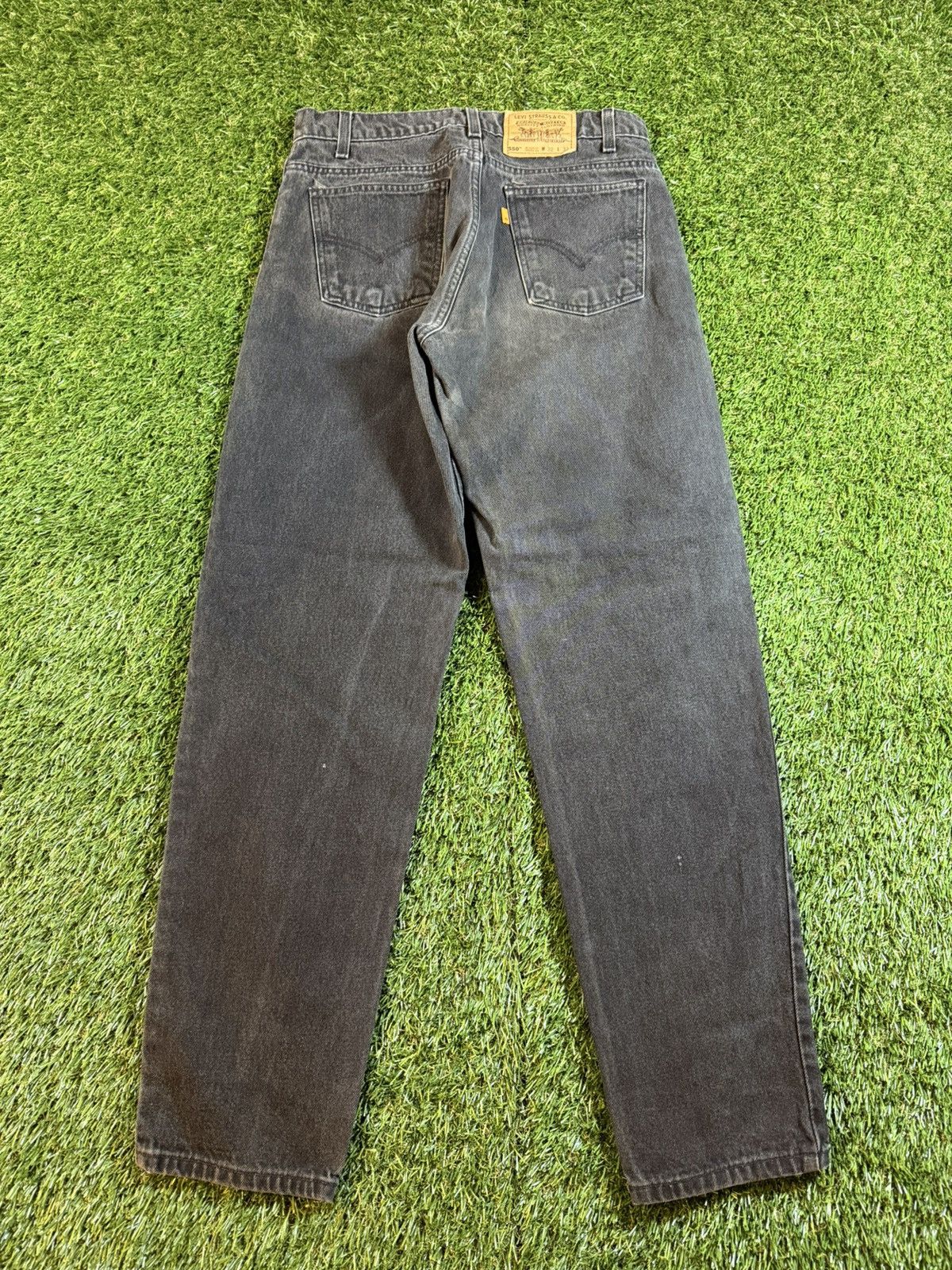 Levi's Vintage 90s Faded Black Levis Orange Tab Denim Jean Pants Size US 32 / EU 48 - 3 Thumbnail