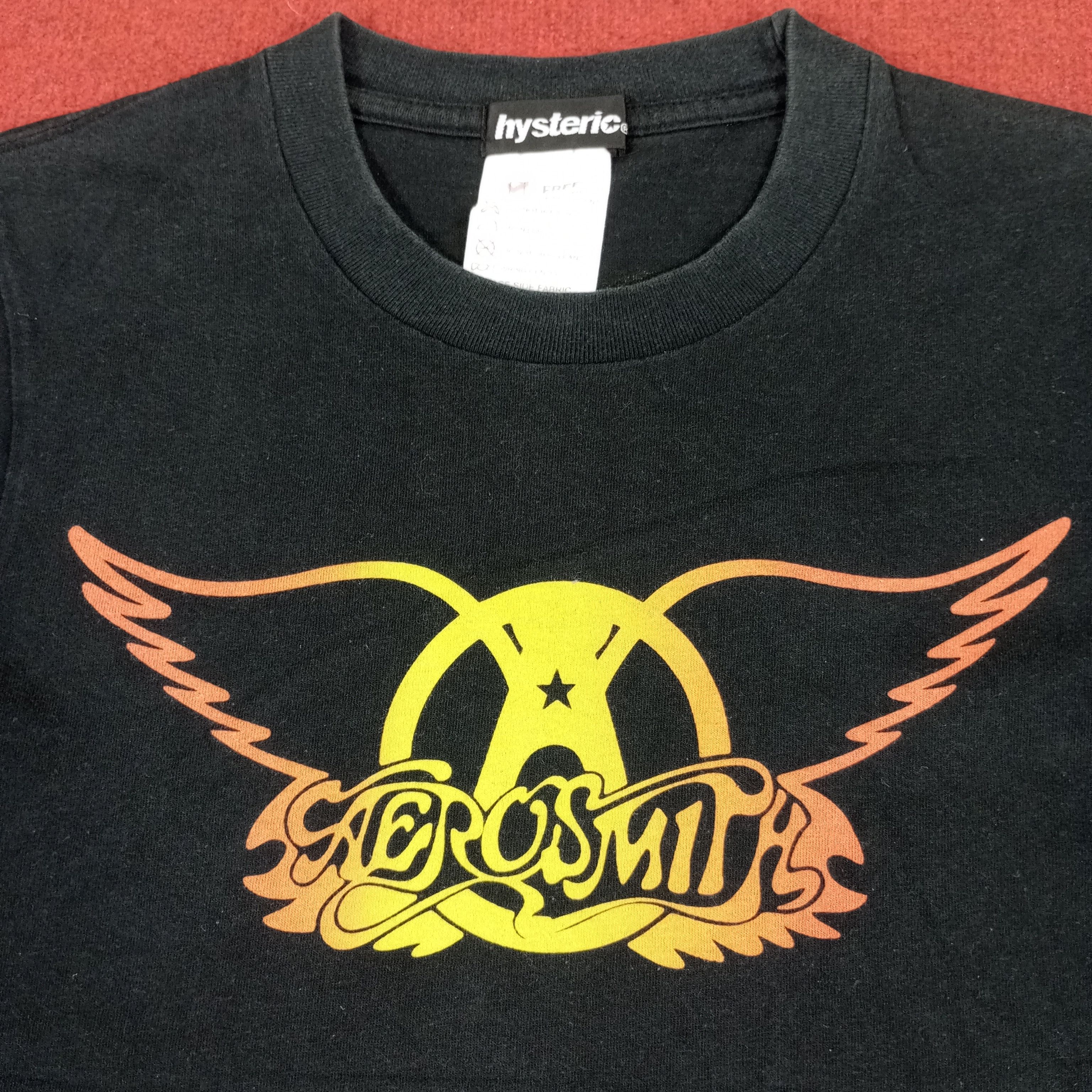 Hysteric Glamour × Japanese Brand × Vintage Hysteric Glamour X Aerosmith Vintage Tshirt Size US XS / EU 42 / 0 - 4 Thumbnail